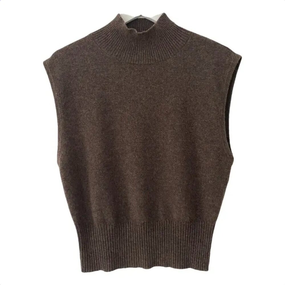 Reformation Cashmere Turtleneck Sweater/Tank (size S)